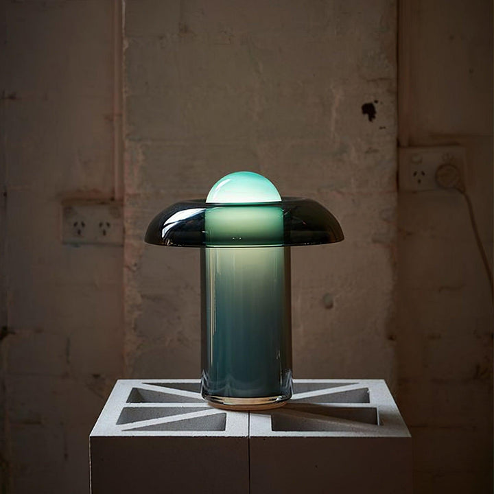 Glas Svamp Bordslampa