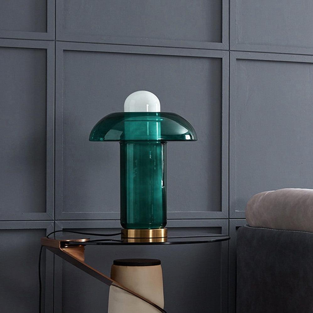 Glas Svamp Bordslampa