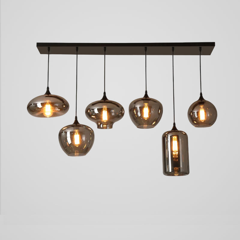Flaskglas Pendellampa