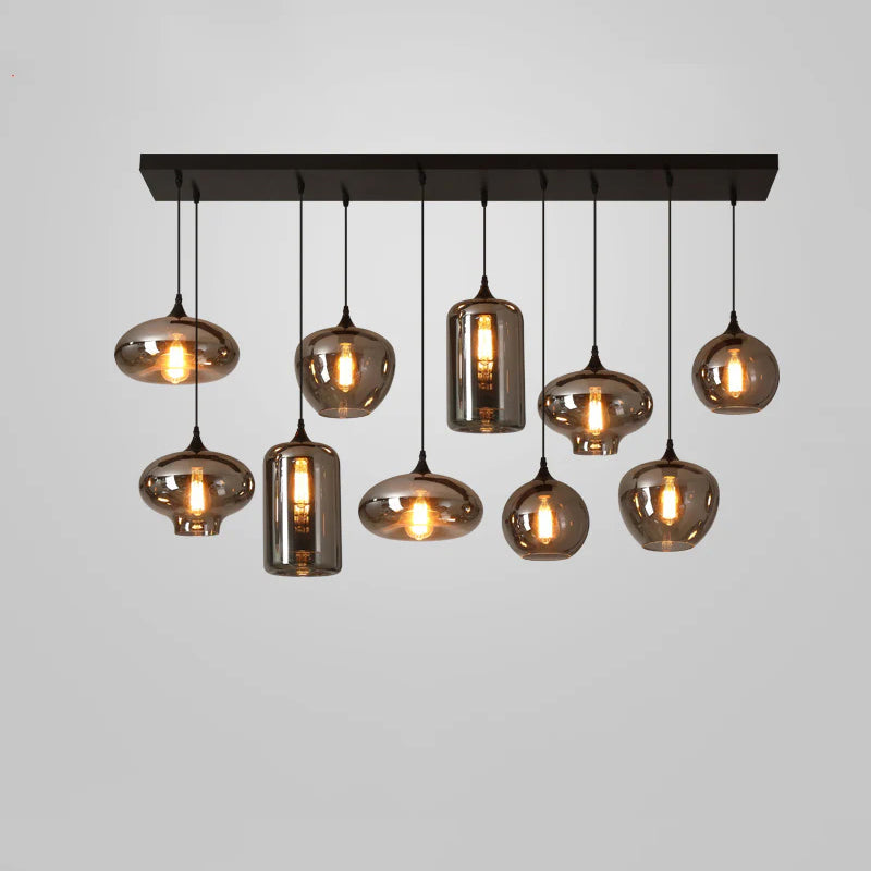Flaskglas Pendellampa