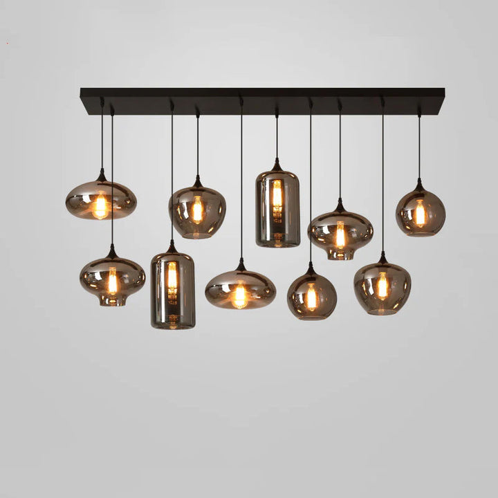 Flaskglas Pendellampa