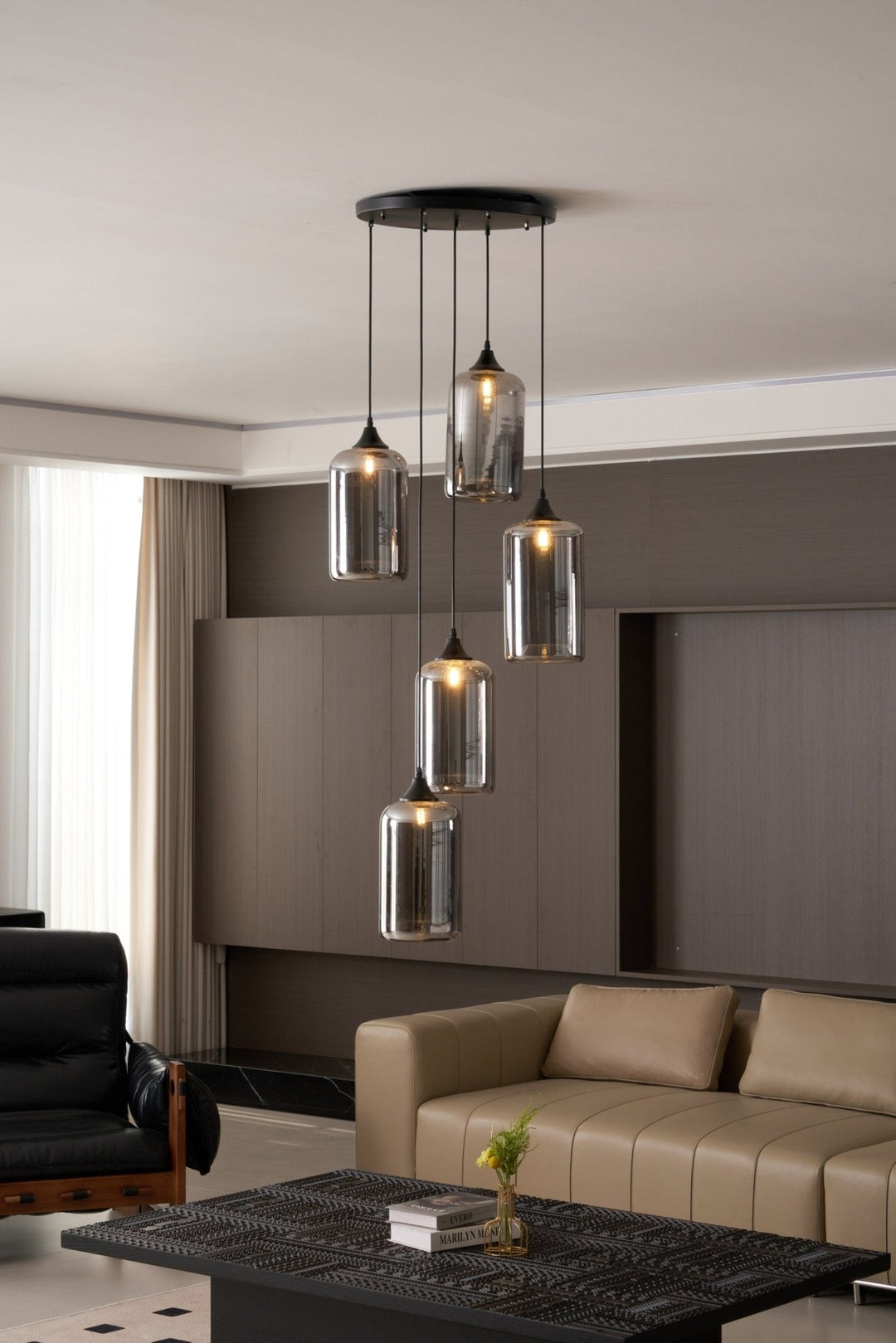 Flaskglas Pendellampa