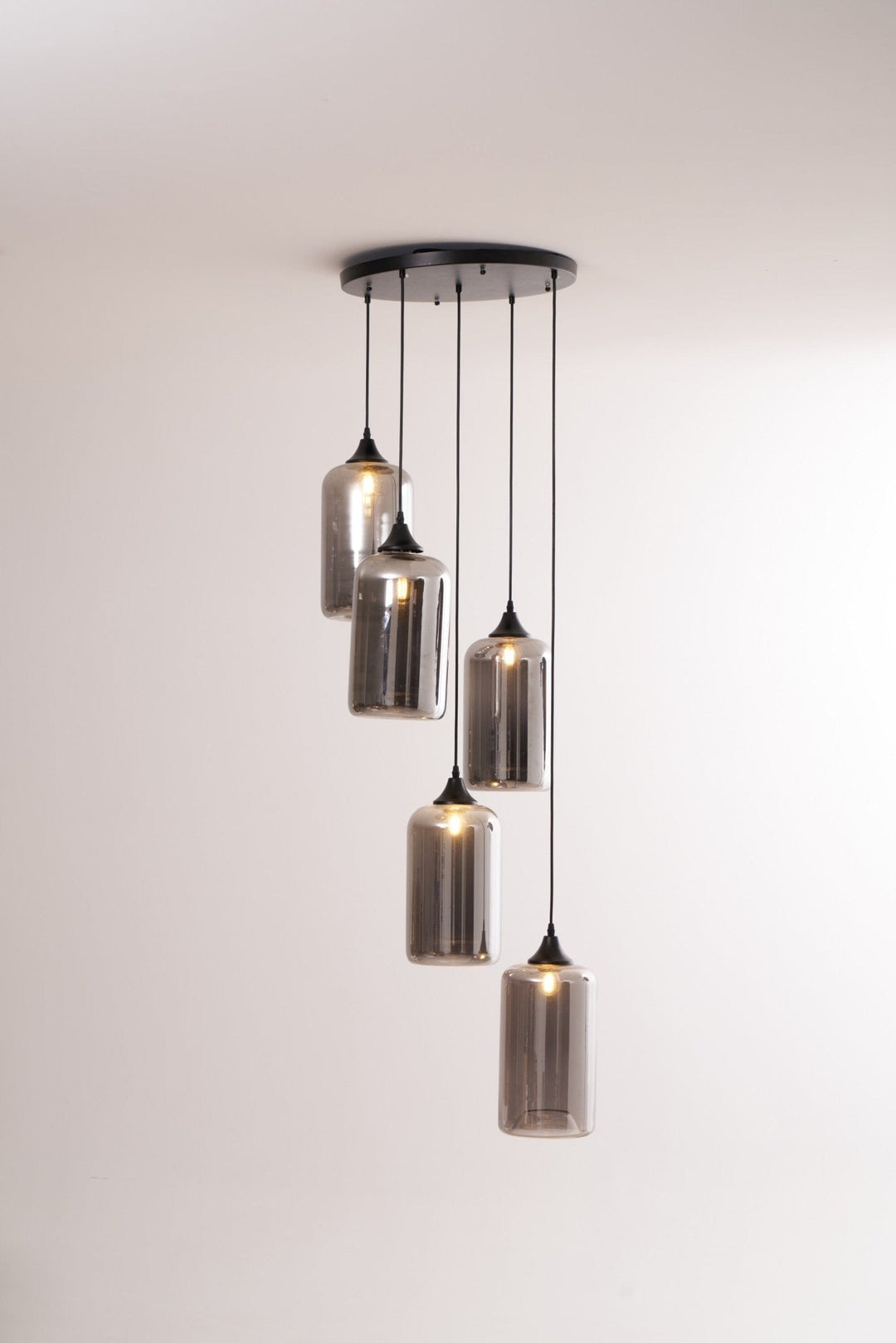 Flaskglas Pendellampa