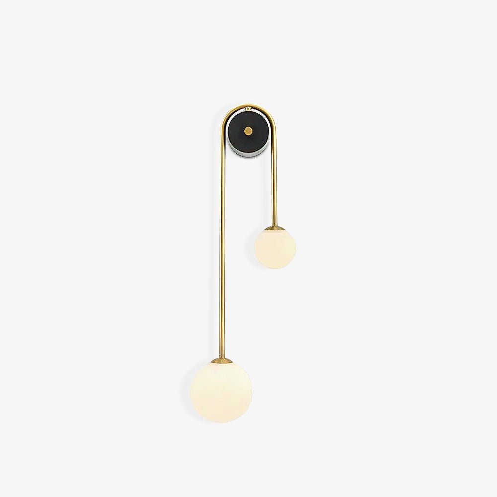 Messingsbåge Vägglampa