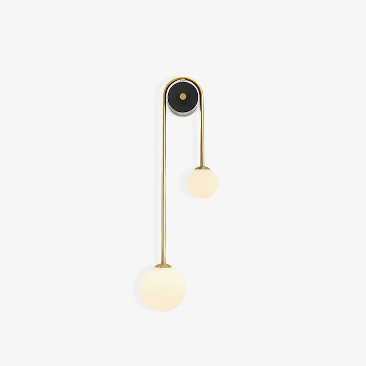 Messingsbåge Vägglampa