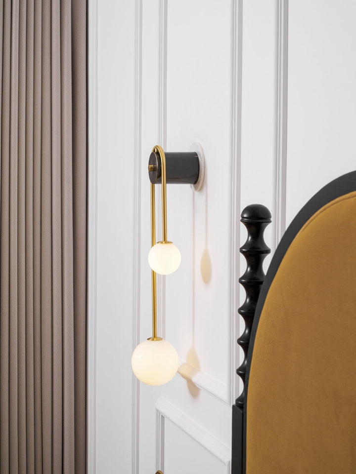 Messingsbåge Vägglampa