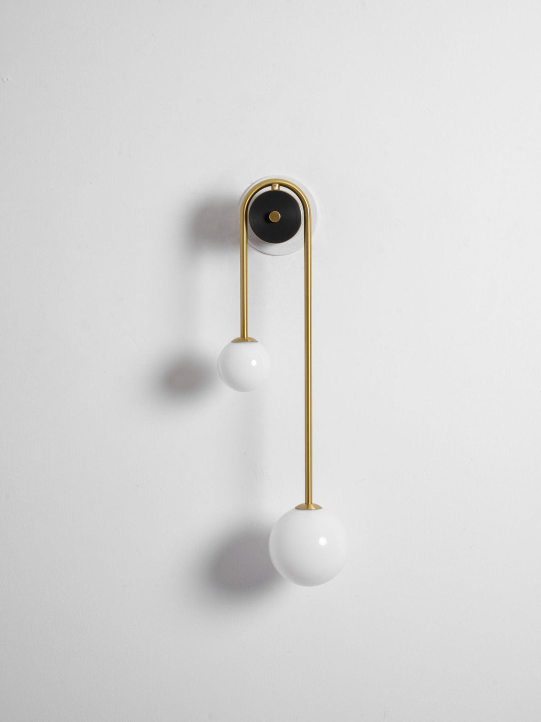 Messingsbåge Vägglampa