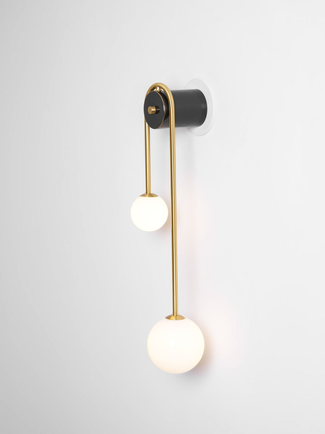 Messingsbåge Vägglampa