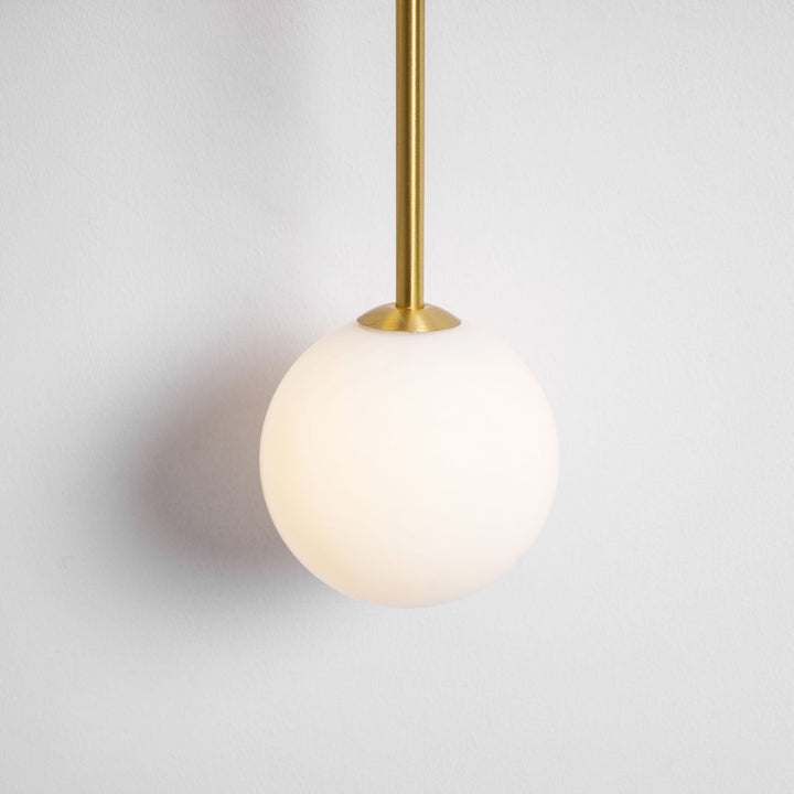 Messingsbåge Vägglampa