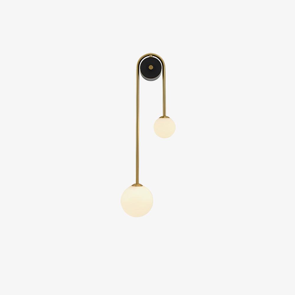 Messingsbåge Vägglampa