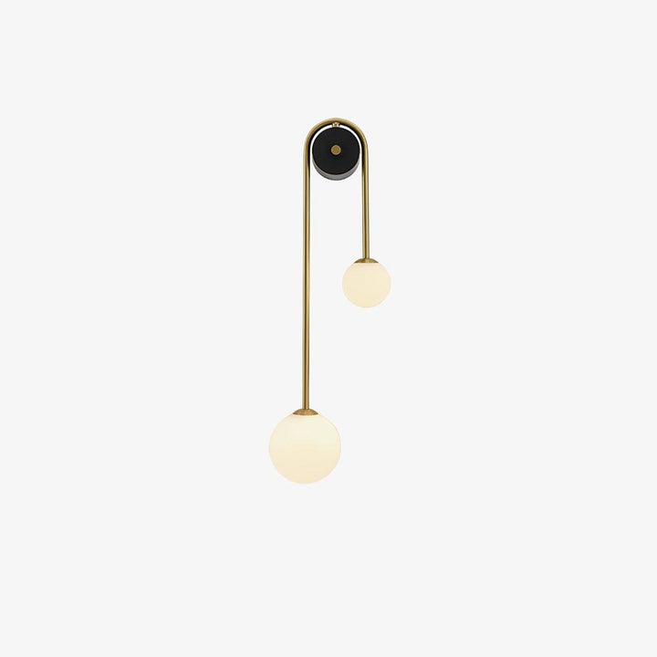 Messingsbåge Vägglampa