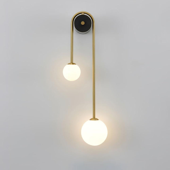 Messingsbåge Vägglampa