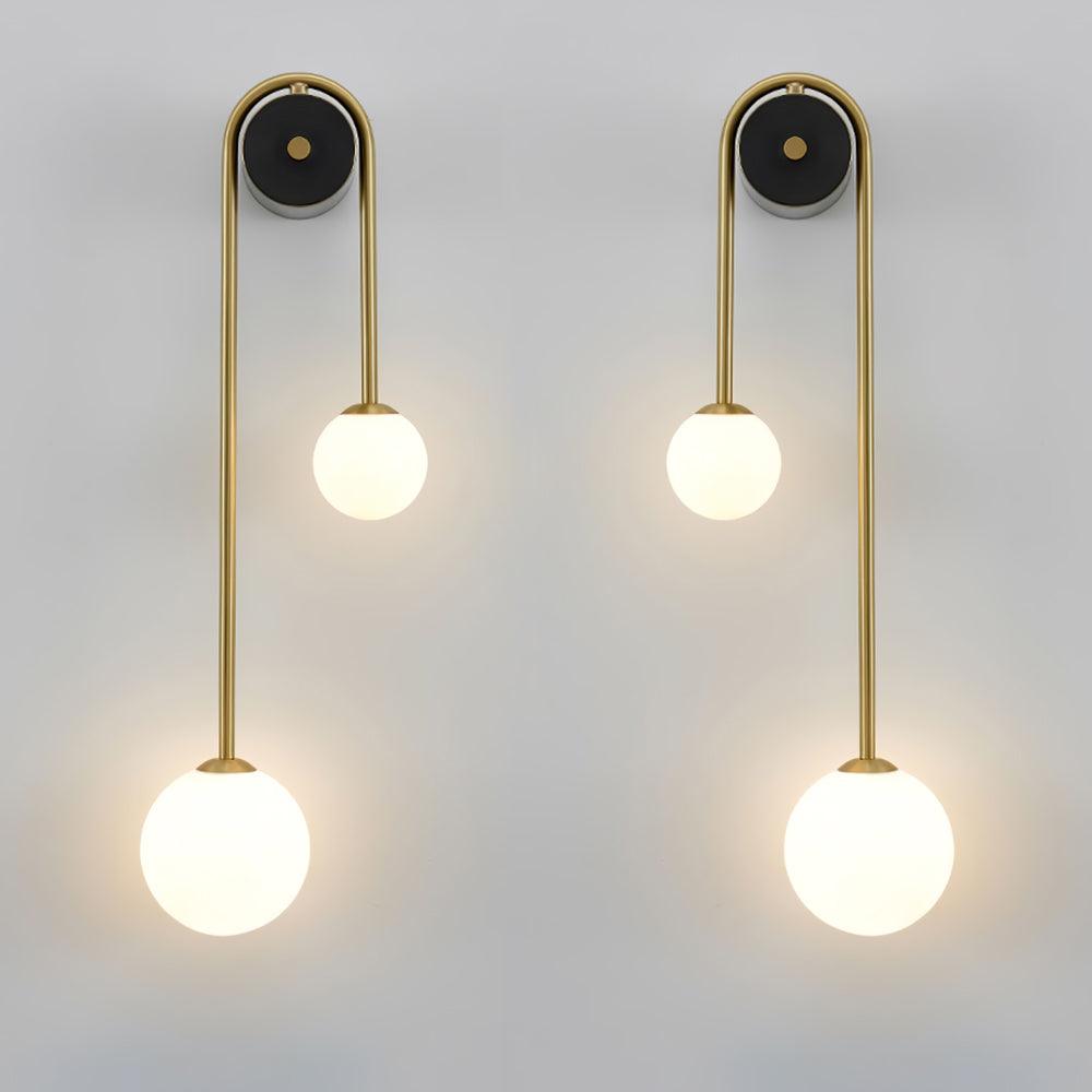 Messingsbåge Vägglampa