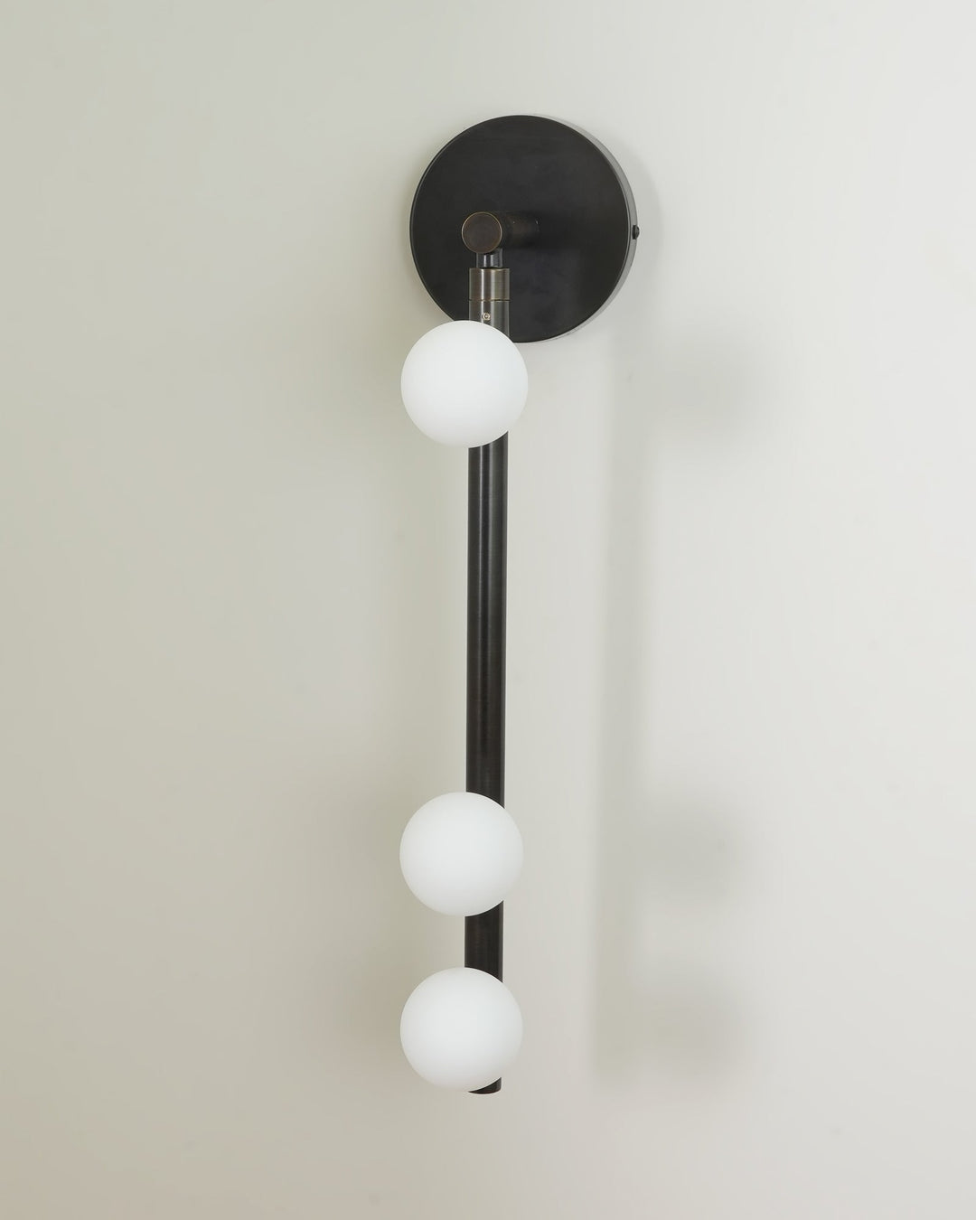 Mässingsglasrör Vägglampa