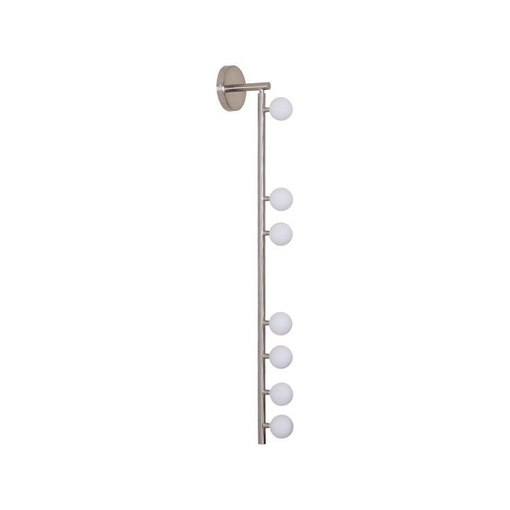 Mässingsglasrör Vägglampa