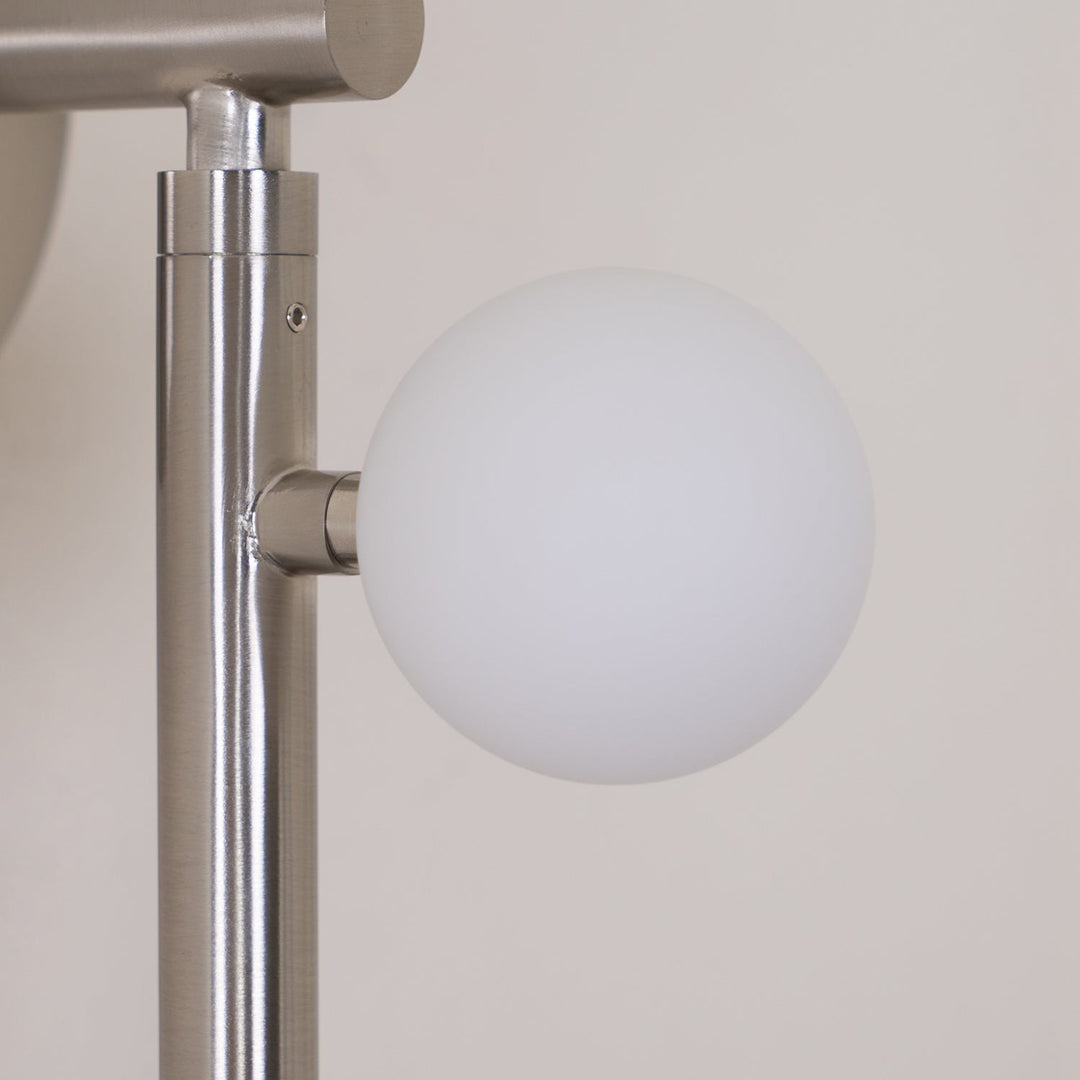 Mässingsglasrör Vägglampa