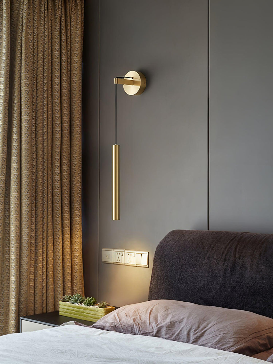 Brass Line Vägglampa
