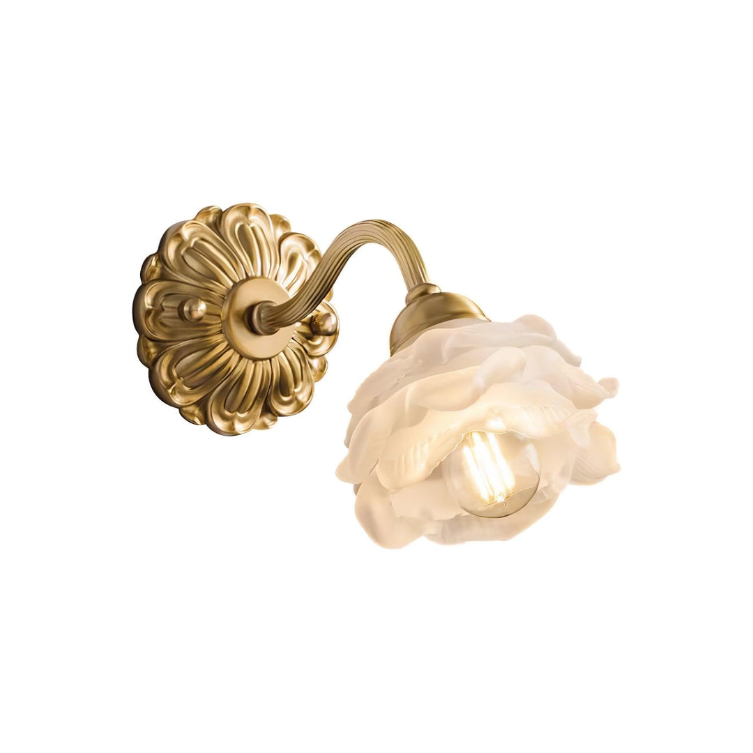 Brass Rose Vägglampa