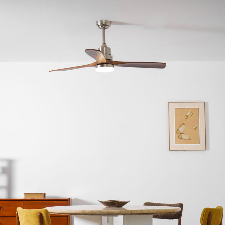 Breeze Master Trä 48"/52" Takfläkt Lampa
