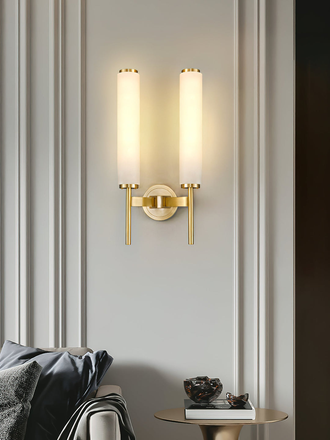 Brindisi Alabaster Vägglampa
