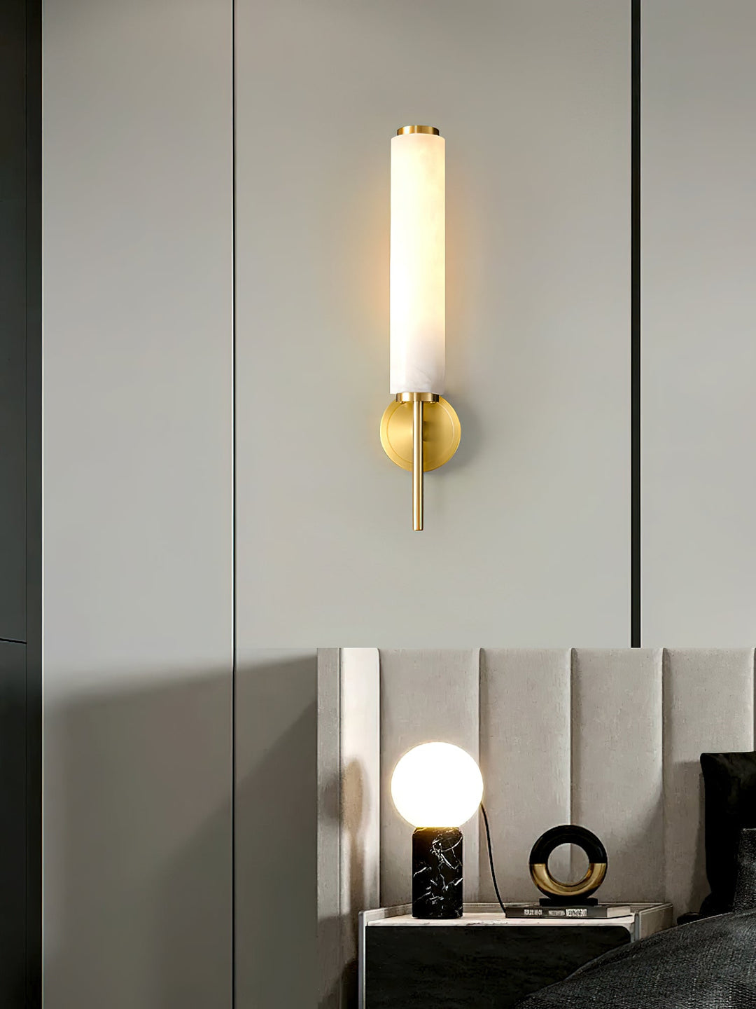 Brindisi Alabaster Vägglampa