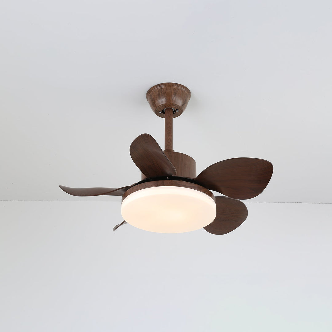 Terra Valnöt Takfläkt Lampa