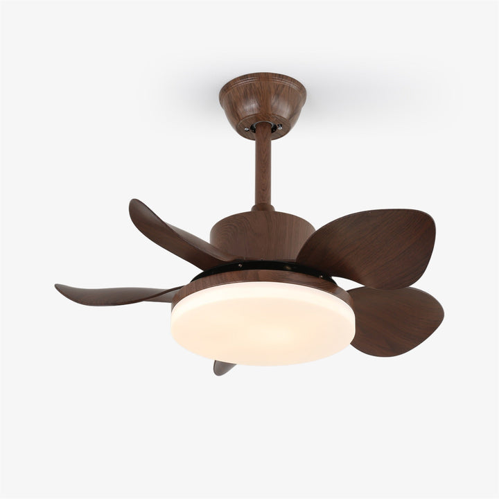 Terra Valnöt Takfläkt Lampa