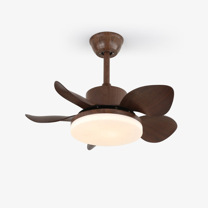Terra Valnöt Takfläkt Lampa