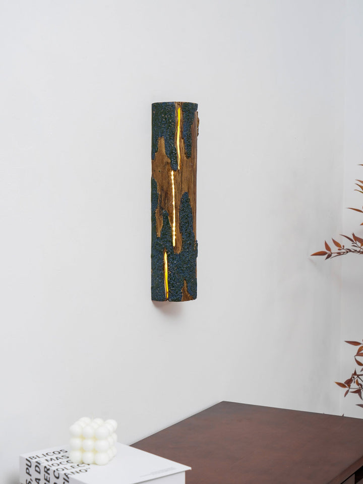 Trasig Bark Vägglampa