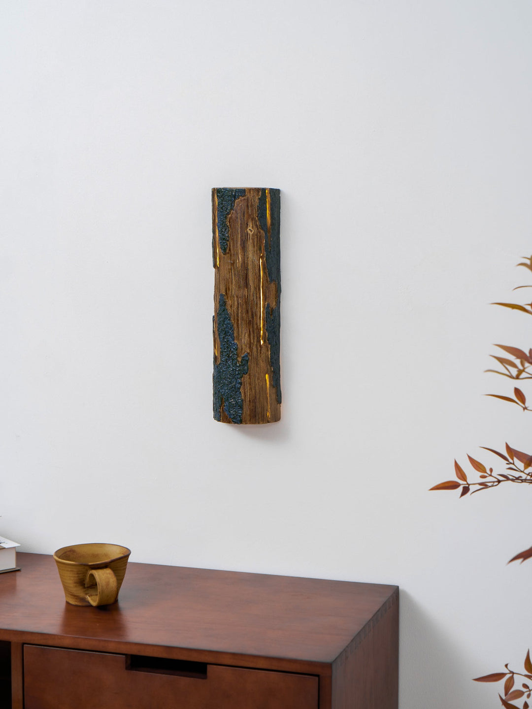 Trasig Bark Vägglampa