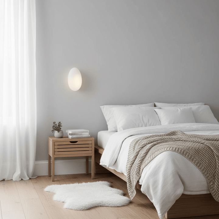 Bubbelformad Glas Vägglampa