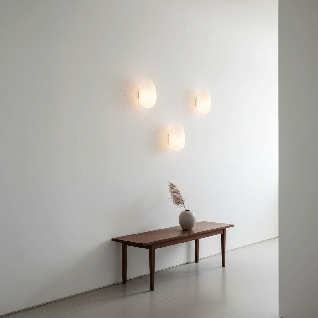 Bubbelformad Glas Vägglampa
