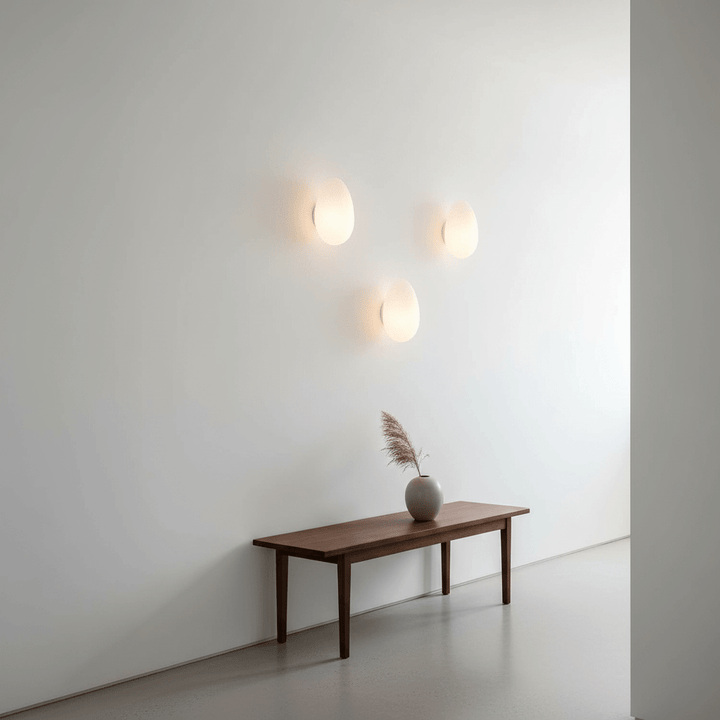 Bubbelformad Glas Vägglampa