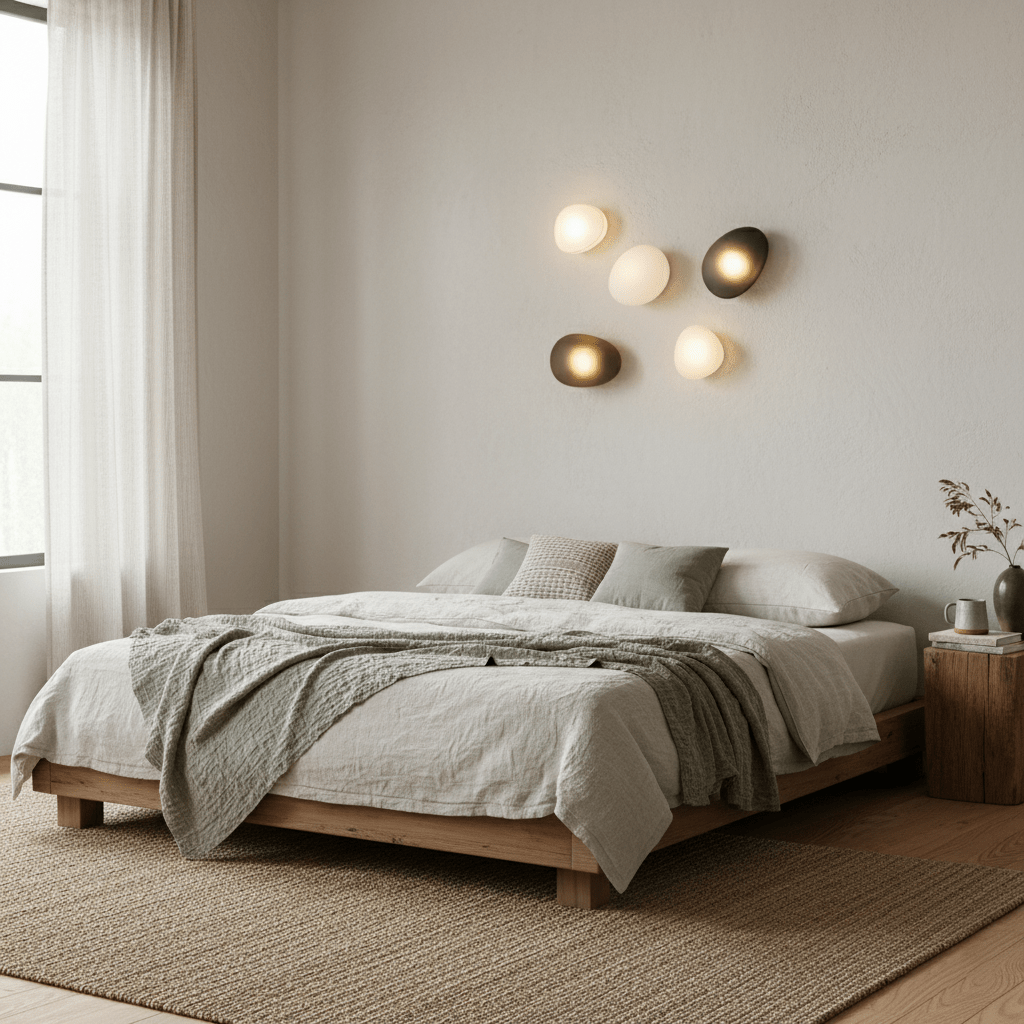 Bubbelformad Glas Vägglampa