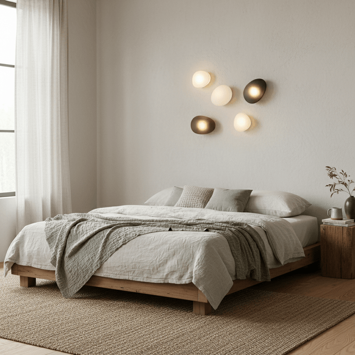 Bubbelformad Glas Vägglampa