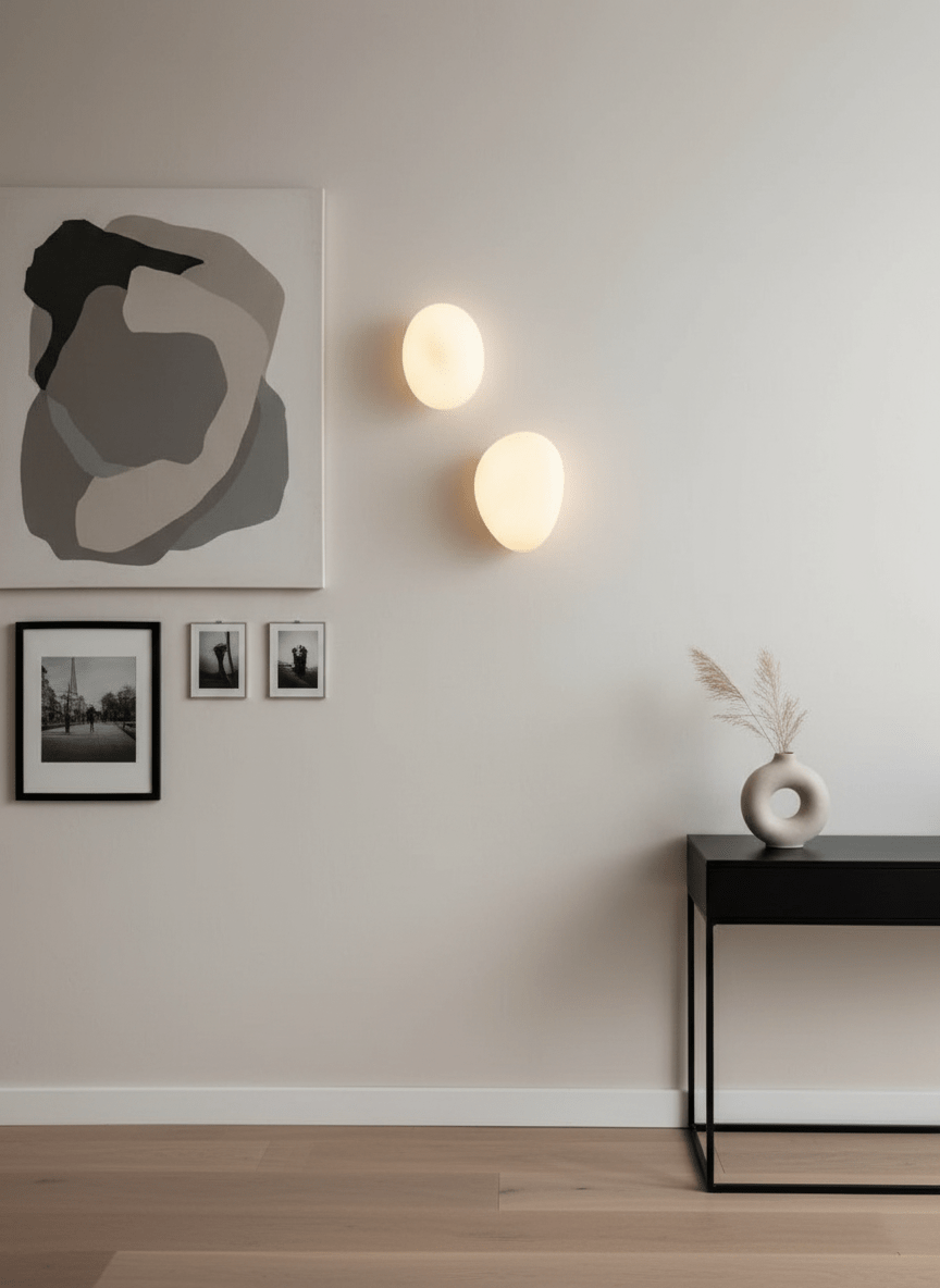 Bubbelformad Glas Vägglampa