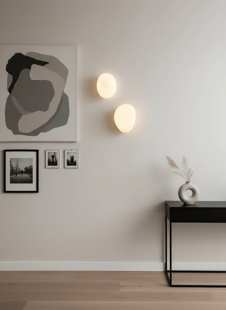 Bubbelformad Glas Vägglampa