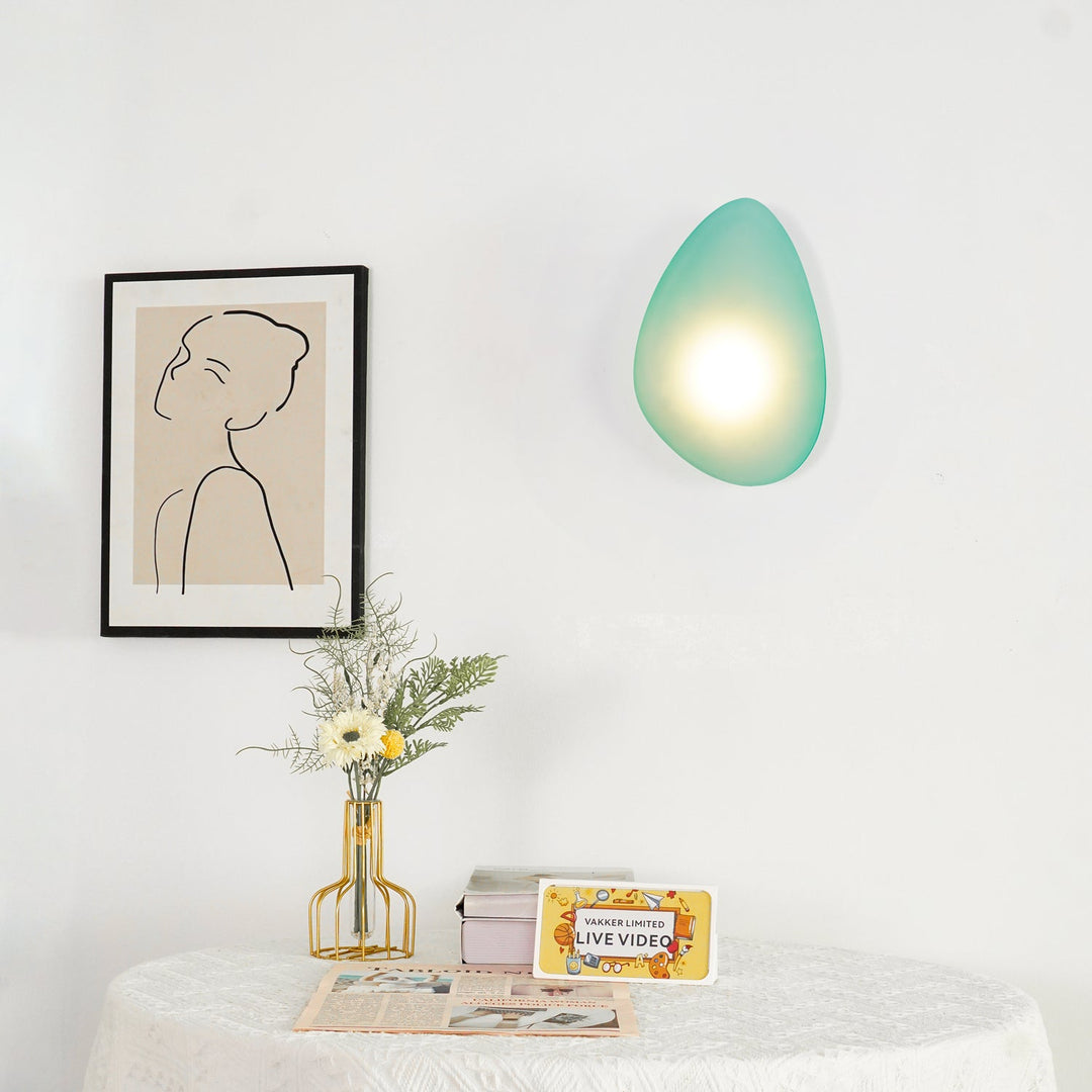 Bubbelformad Glas Vägglampa