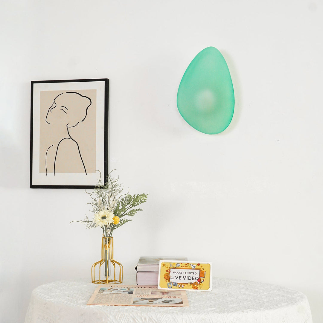 Bubbelformad Glas Vägglampa