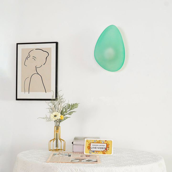 Bubbelformad Glas Vägglampa
