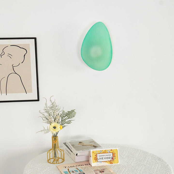 Bubbelformad Glas Vägglampa
