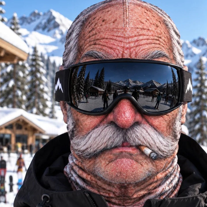 Vackerljus Balaclava med rolig tryckt ansiktsbild