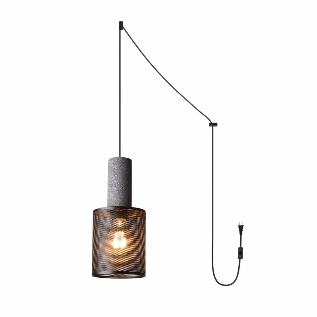 Cement Mesh Plug-in Pendellampa