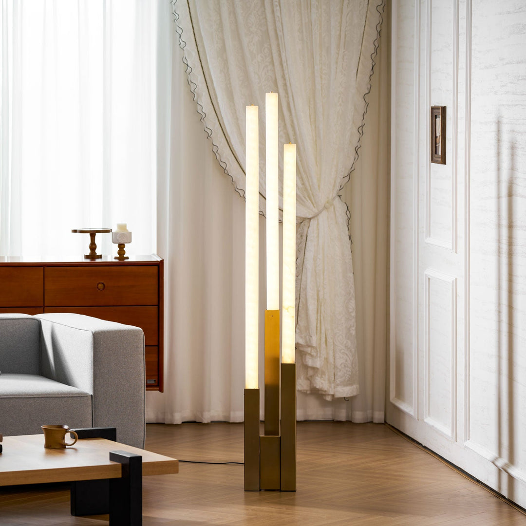 Callisto Alabaster Golvlampa