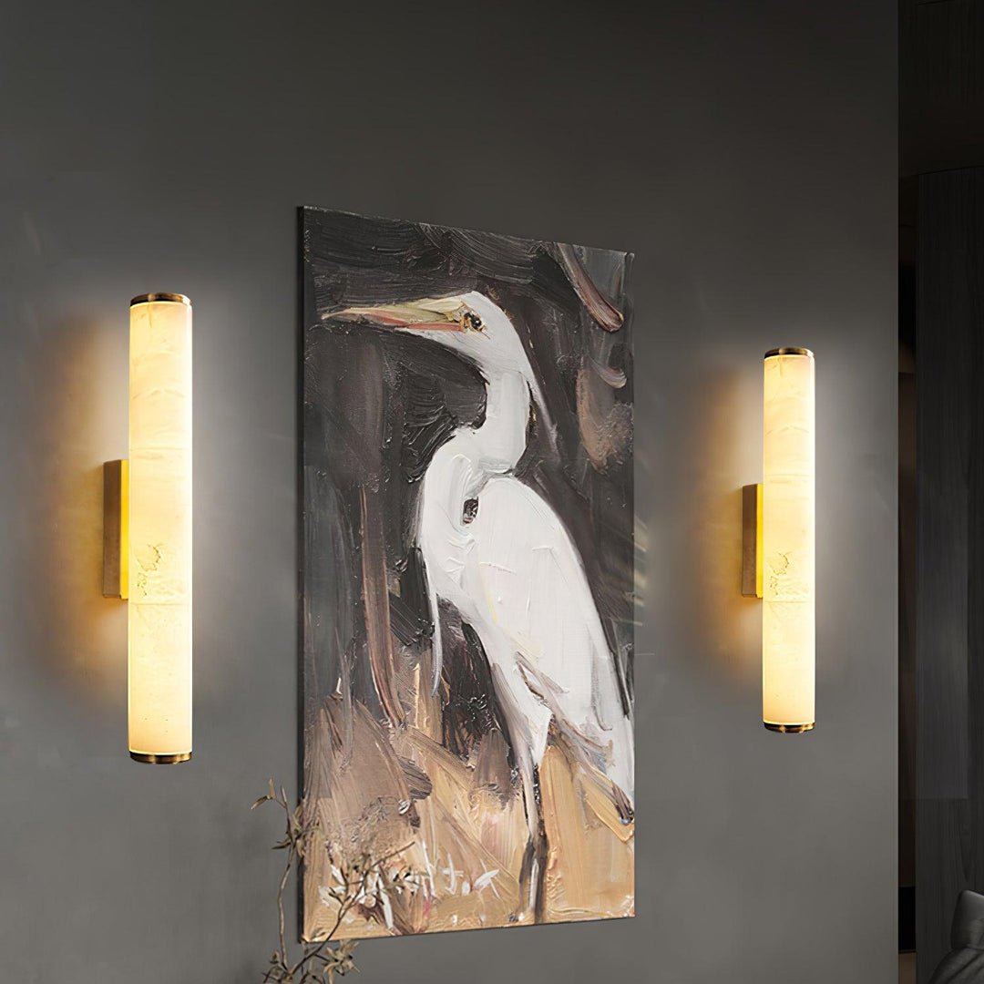 Callisto Alabaster Vägglampa