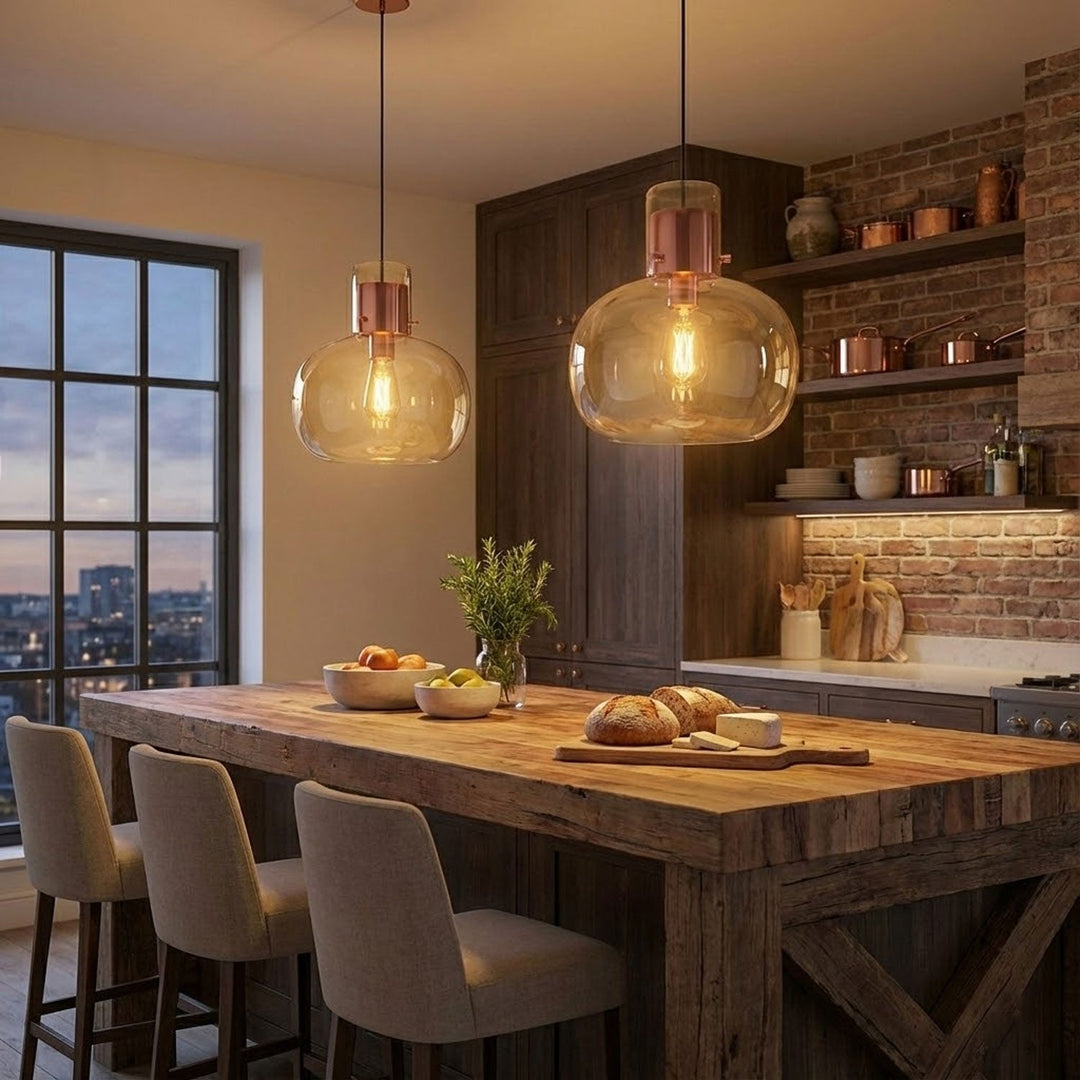 Cambre Glas Pendellampa