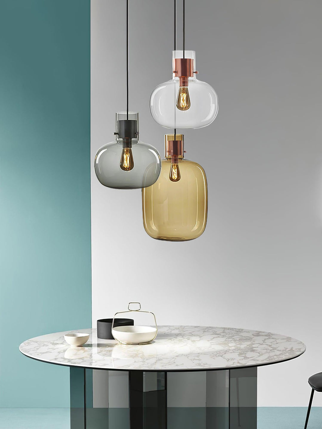 Cambre Glas Pendellampa