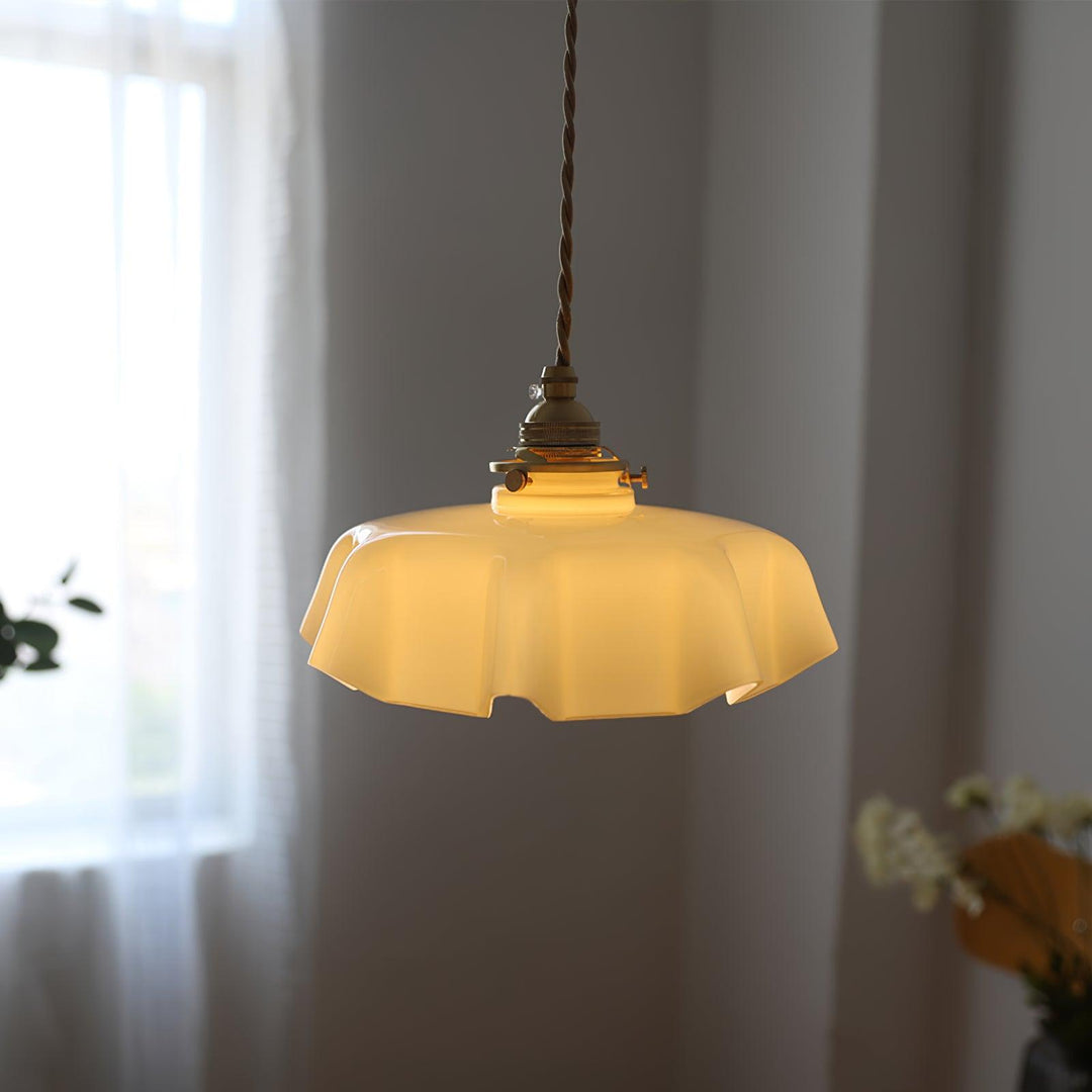 Fransk Blomma Pendellampa