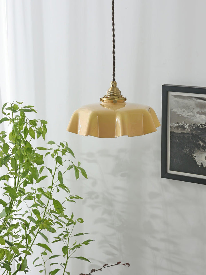 Fransk Blomma Pendant Swag Lampa