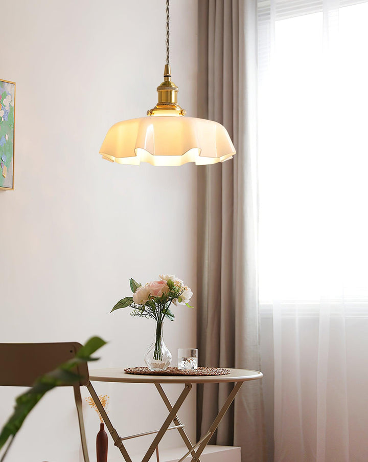 Fransk Blomma Pendellampa